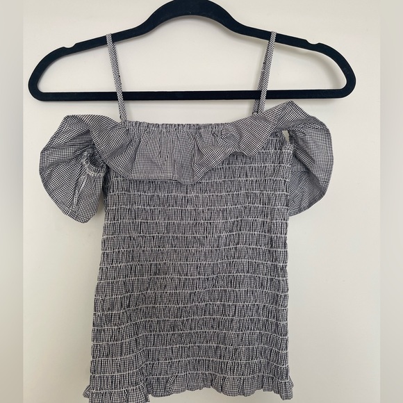 BB Dakota Chase Me Smocked Top -Small NWT - Picture 7 of 8